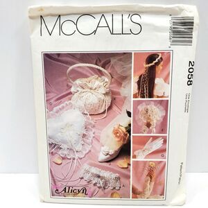 Vintage 2005 McCALL'S Sew Pattern 2058 Bridal Bridesmaid Wedding accessories